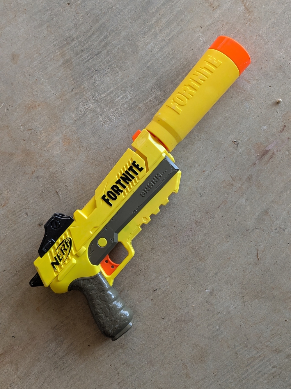 Nerf Fortnite Yellow and Orange Dart Blaster